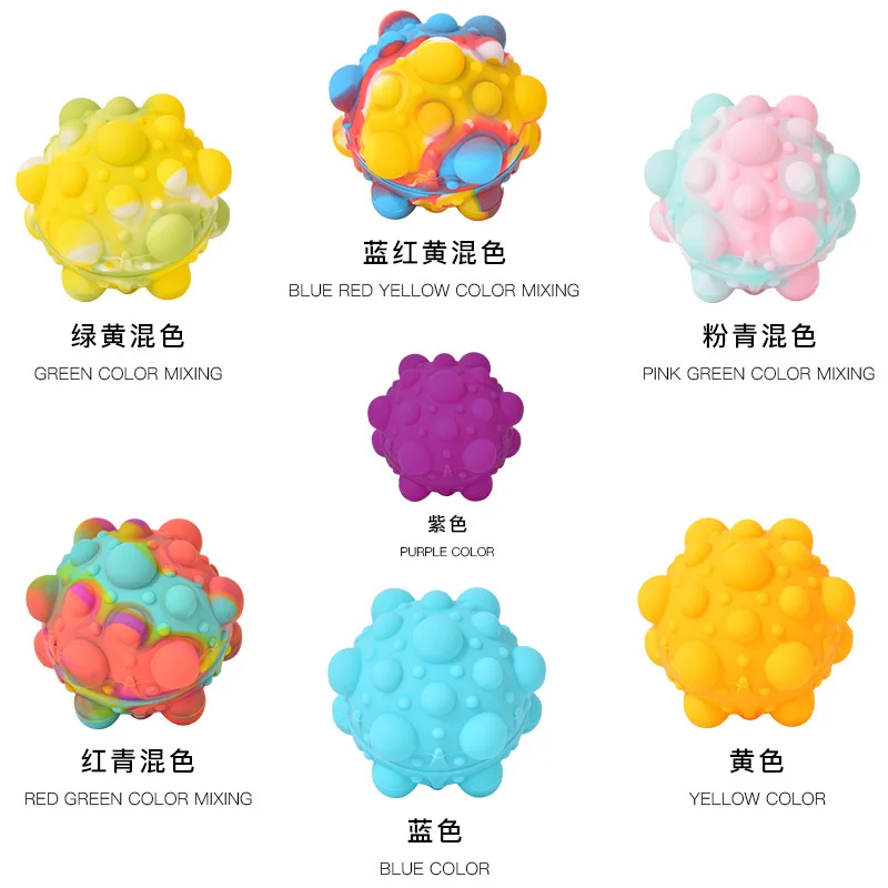 Новый Популярный 3d-фиджет-шар игрушки для стресса мяч ног авокадо геймплей