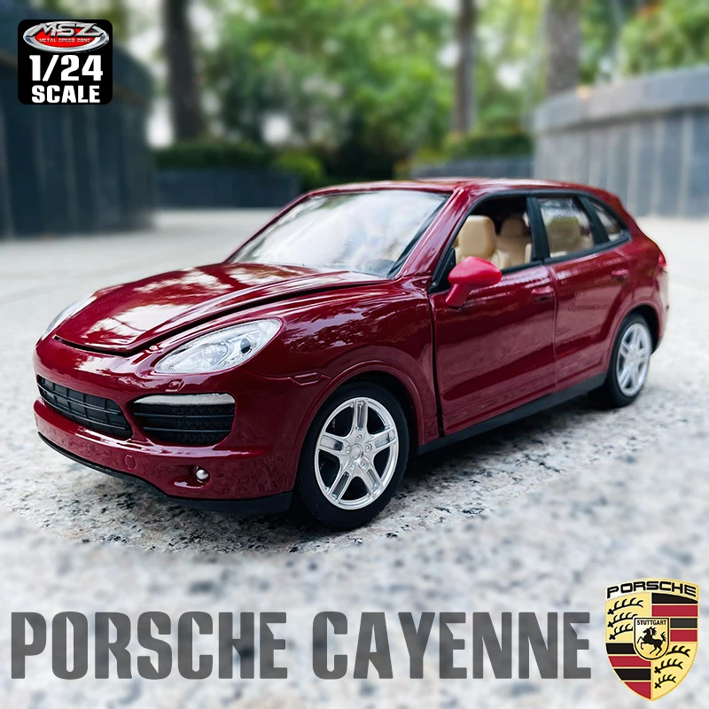 

Оригинальная коробка MSZ 1:24 Porsche Cayenne Panamera S, модель автомобиля из сплава, коллекция украшений ручной работы, игрушечный инструмент, подарок, литье под давлением