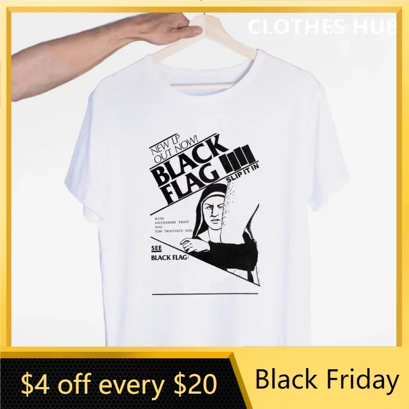 

Black Flag Punk Rock Band Henry Rollins large bars T-shirt O-Neck Short Sleeves Summer Casual Fashion Unisex Men And Women Tshir