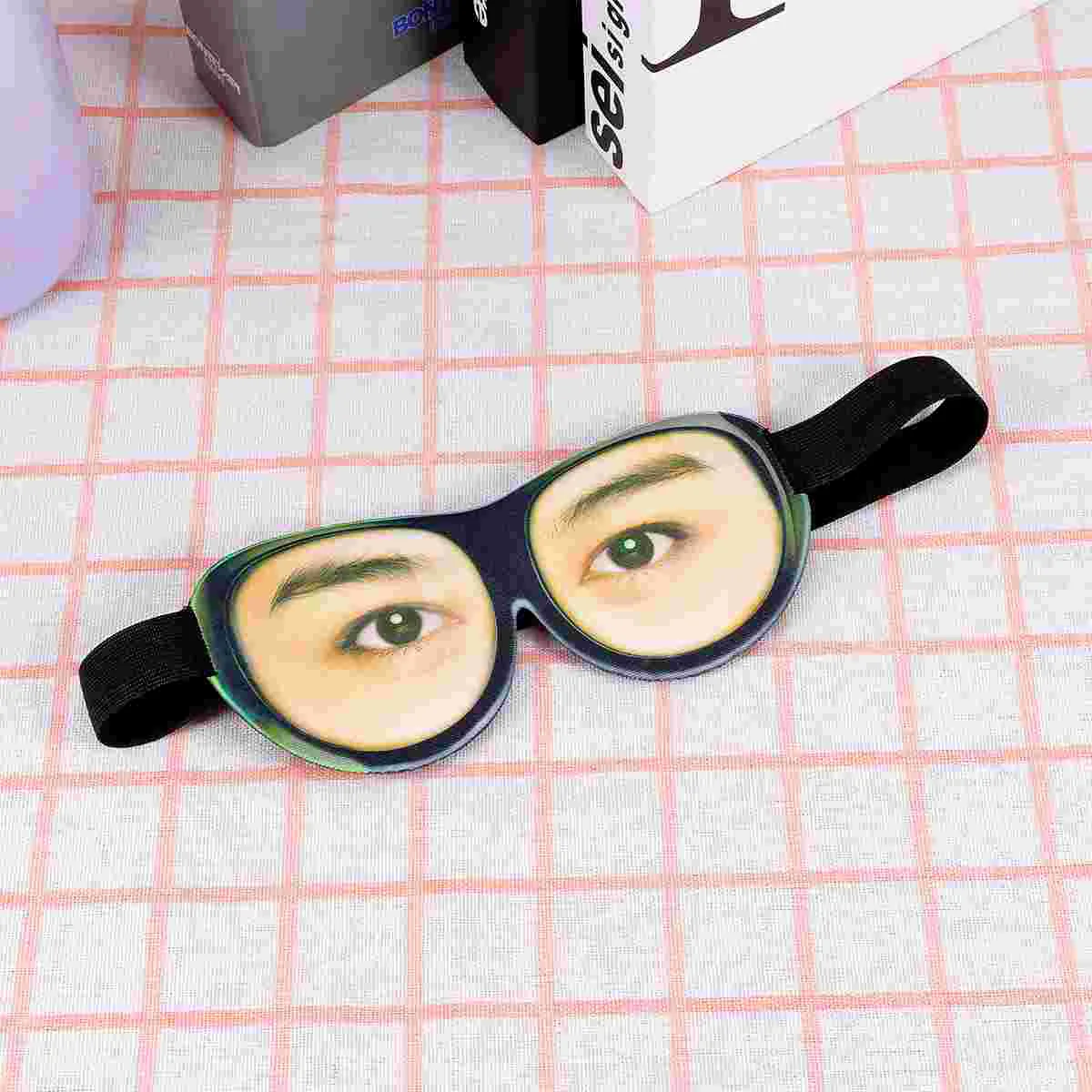 

3 D Eye Printing Eyeshade Sleeping Mask Glasses 3D Funny Three-dimensional