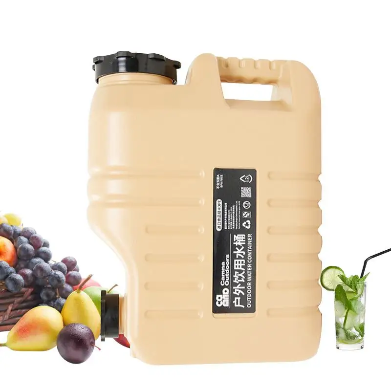 

Outdoor Water Storage Buckets Water Storage Camp Bucket With A Useful Handle Rotatable Faucet Water Bucket Durable Water Tank