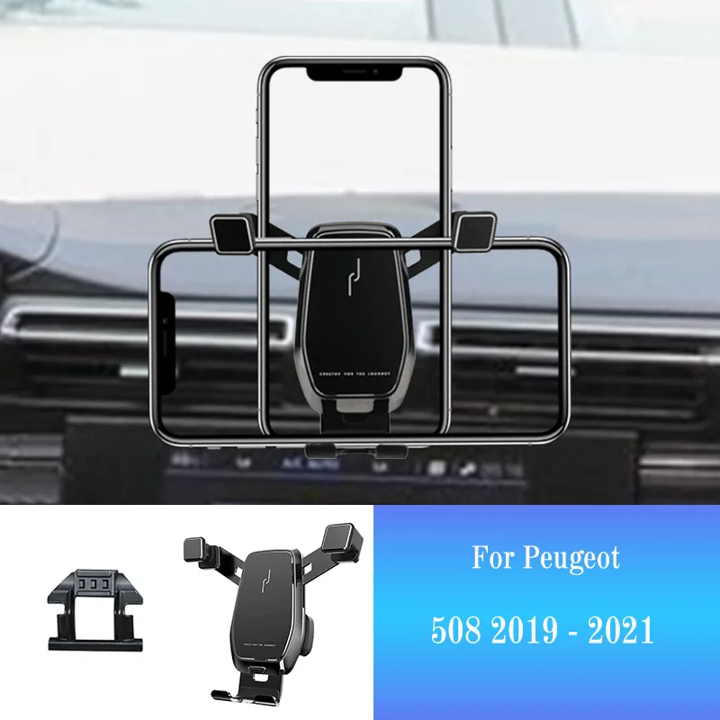 

Автомобильный держатель для телефона для Peugeot 508 2019-2021, кронштейн, подставка для GPS, поворот на 360 градусов, поддержка мобильных смартфонов, кр...