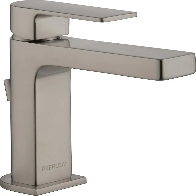 

Handle Lav Faucet in Brushed Nickel Recommended for Use in Bathroom