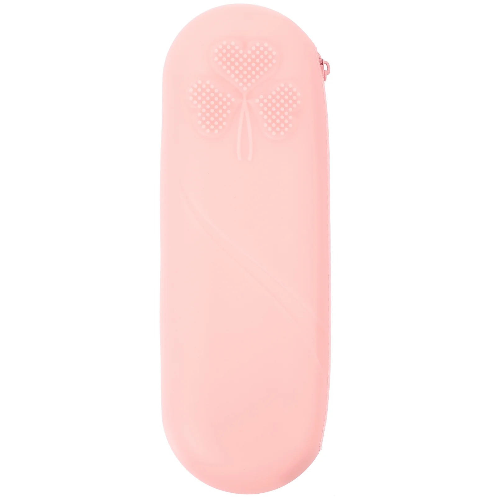 

Silicone Makeup Brush Case Dust-proof Bag Travel Tool Zipper Silica Gel