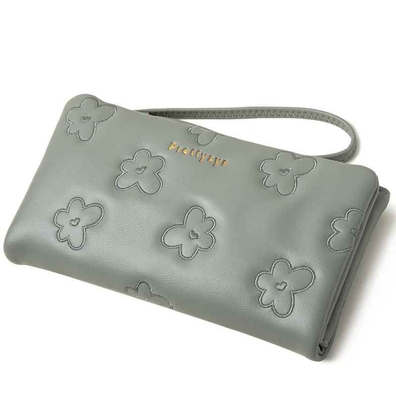 

Новый Кошелек женский длинный модный простой складной кошелек из ПУ кожи на молнии ручная сумка