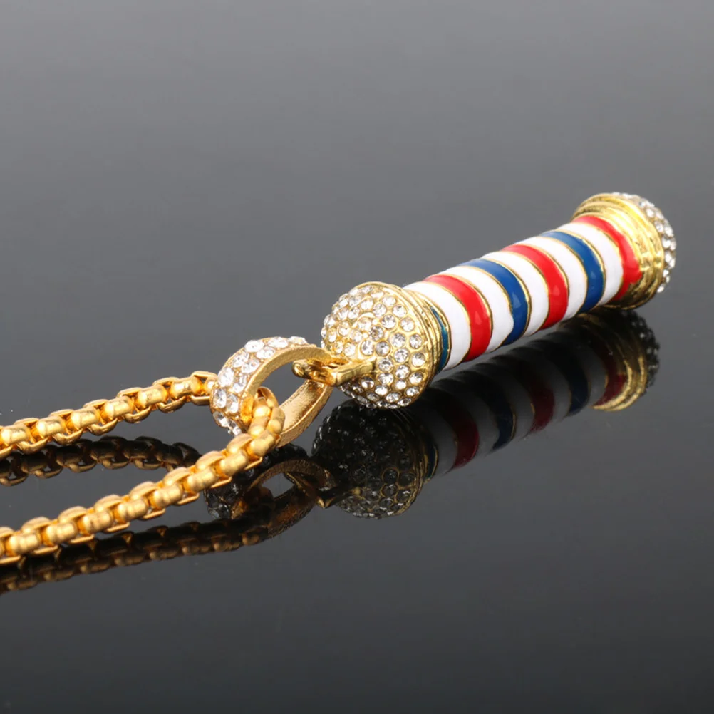 

Choker Keychain Gift Barber Necklace Decorative Keys Holder Bag Decoration Alloy Ring Hanging