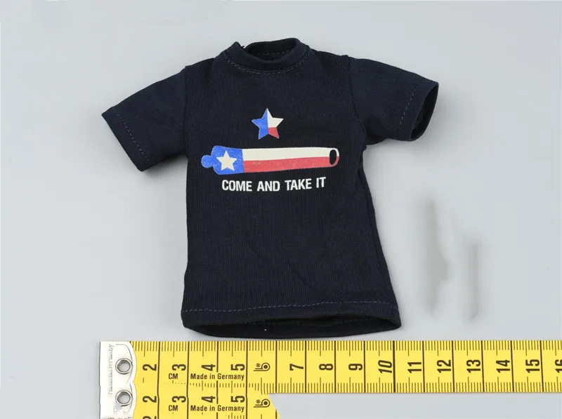 Футболка с коротким рукавом масштаб 1/6 26043S армия США морская пехота Хало зеленая