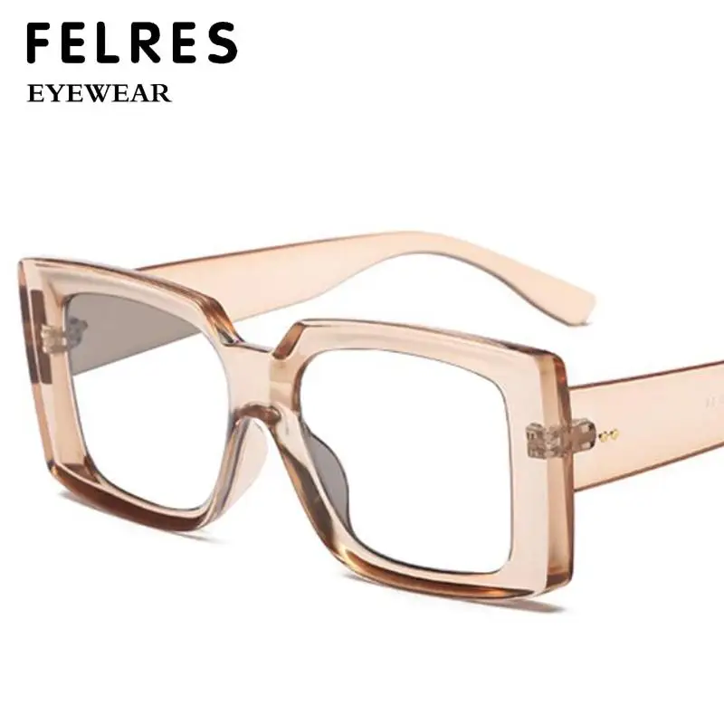 Очки для чтения Квадратные прозрачные мужчин и женщин пикантные модные