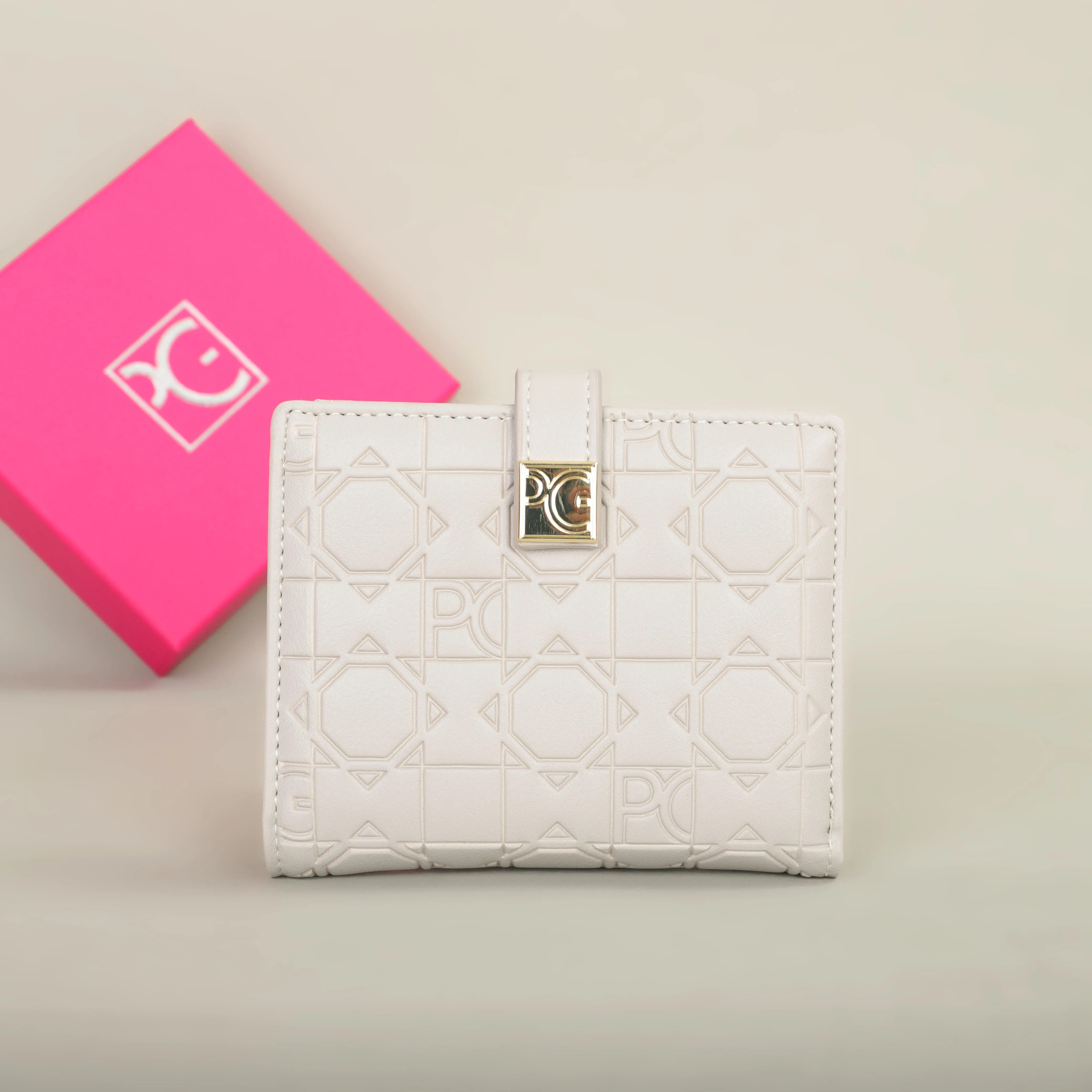 PG кошелек модный классический ретро женский универсальный с буквенным принтом