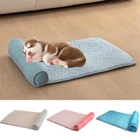 universal pet cooling cushion breathable comfortable anti slip summer pet mats fashion soft elastic pet cooling mat for home