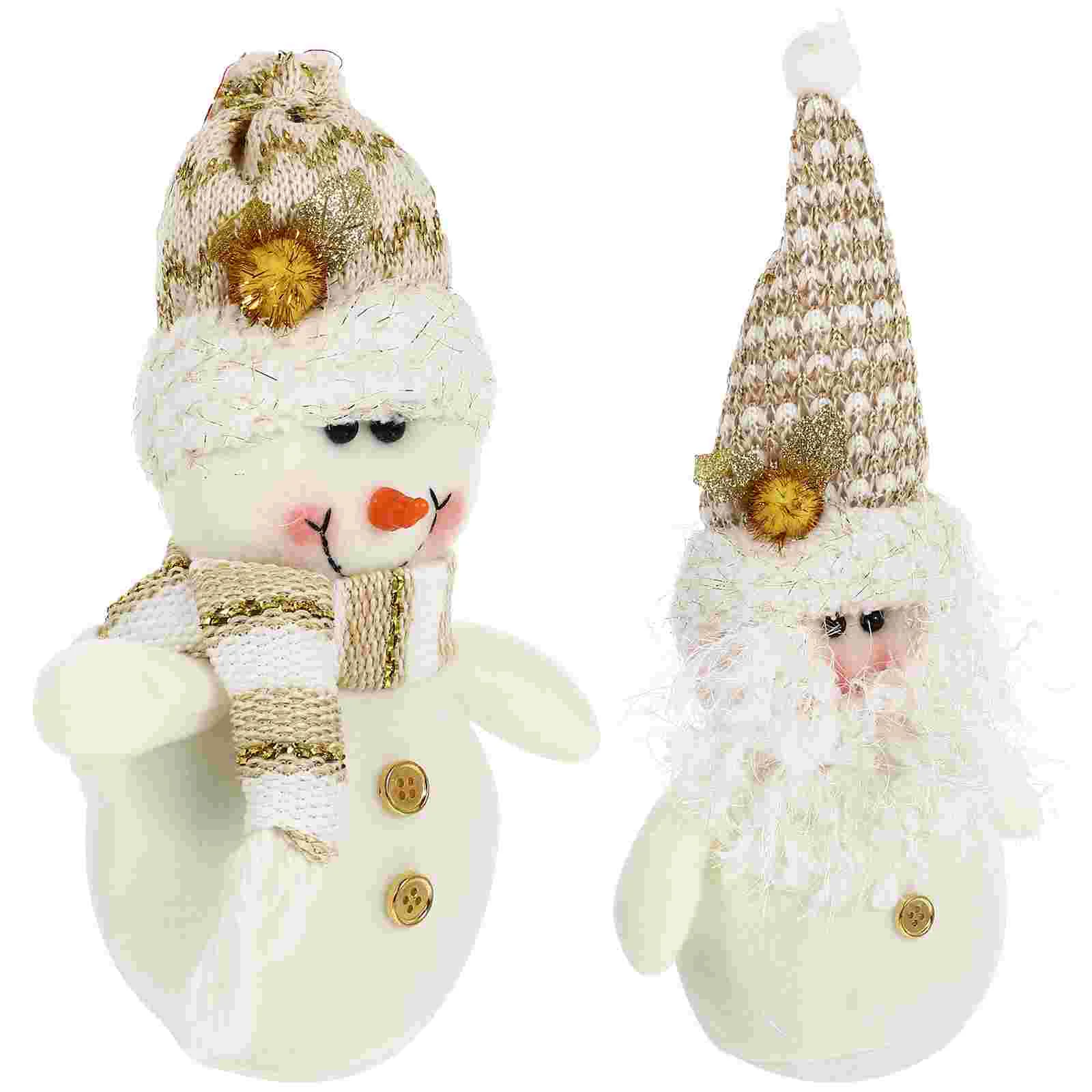 

Santa Christmas Claus Plush Table Partysculpture Figures Gifts Suppliescenterpices Hoilday Lamp Desktop Ornaments