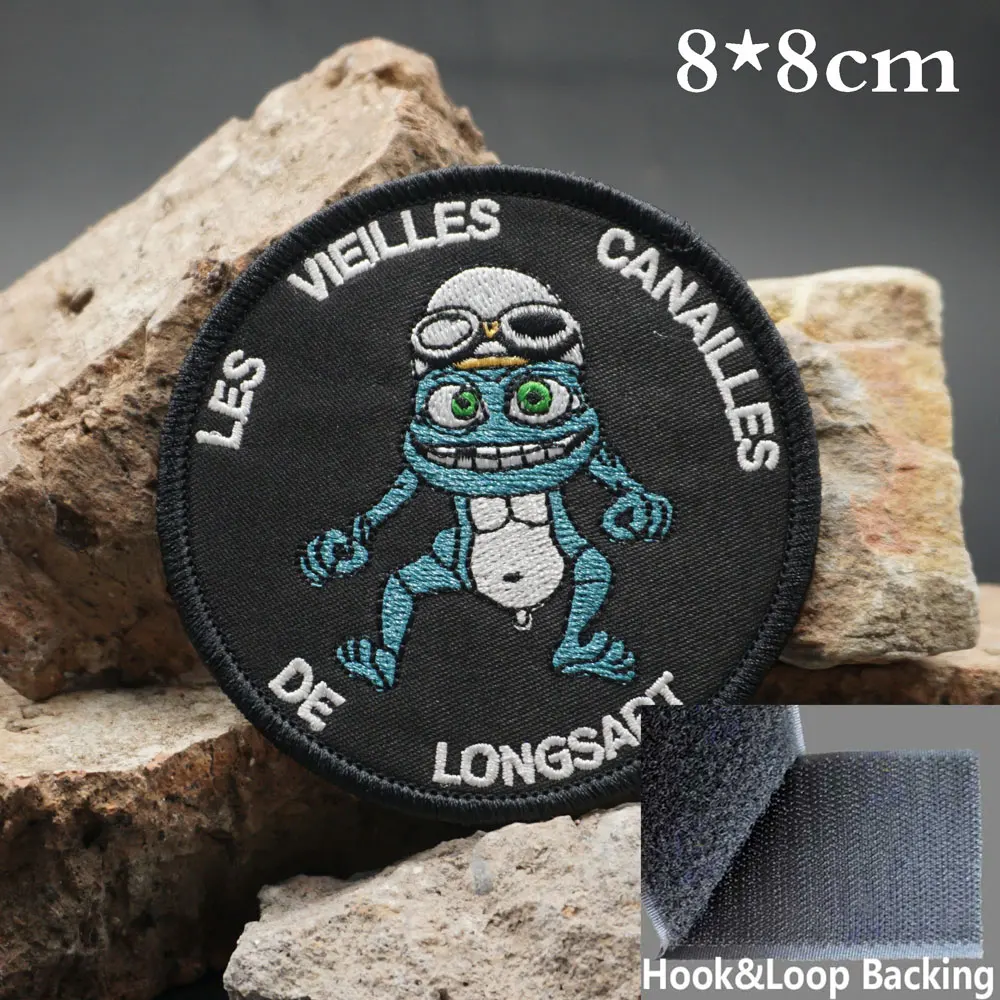 Les de longsart canai вышитые нашивки-аппликация швейная этикетка панк Байкерская группа