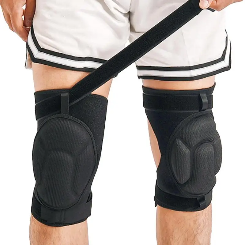 

Knee Protector 1 Pair Of Non-Slip Knee Brace Collision Avoidance Thick Sponge Buffer Knee Brace For Working Out Basketball
