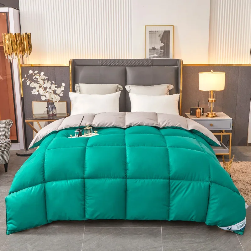 

Стеганое одеяло из белого гусиного пуха California Super King