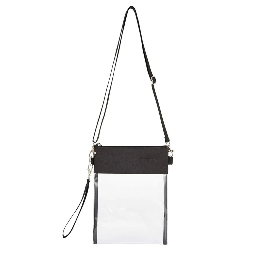 

Women Summer Splicing Color Shoulder Armpit Bags Ladies Casual Pure Transparent Underarm Tote for Ladies Travel