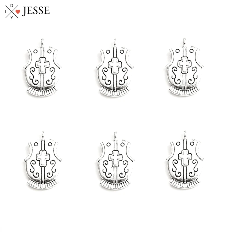 

10pcs Charm Metal Knight Armour Tibetan Silver Color 15.3*24mm Pendant Jewelry Findings Fit DIY Necklace Keyring Supplies Crafts