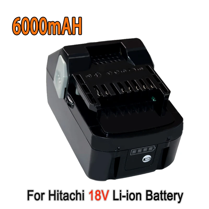 Сменный аккумулятор для HITACHI, литий-ионный аккумулятор для HITACHI BSL1820, BSL1840, BSL1850, BSL1860B, 18 в, 6 Ач, 8 Ач, 10 Ач