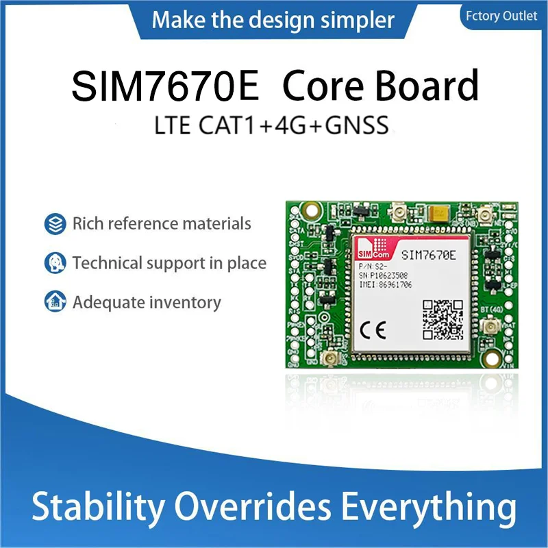 SIMcom SIM7670E SIM7670E-MNGV CAT1 Core Board SIM7670E-LNGV поддержка данных + GNSS (опционально) без