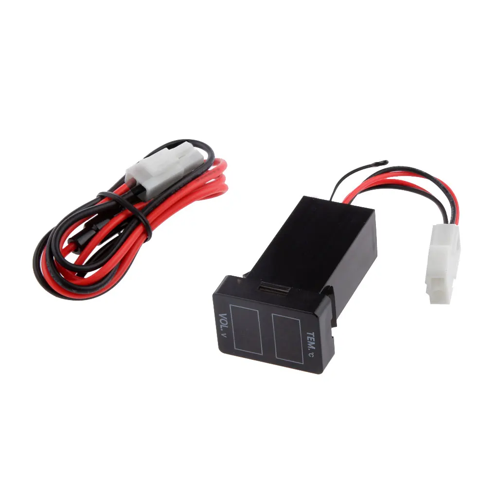 

Двойной светодиодный цифровой вольтметр напряжения батареи для Prado 150 200