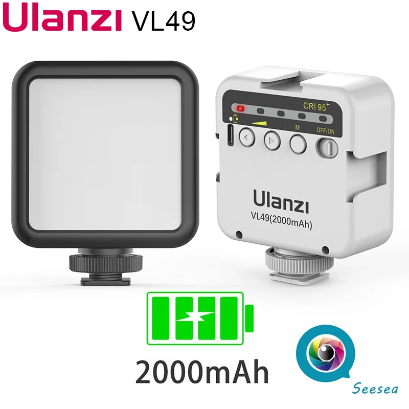 

Ламсветильник светодиодная Ulanzi VL49, 6 Вт, 2000 мА · ч, 5500 к