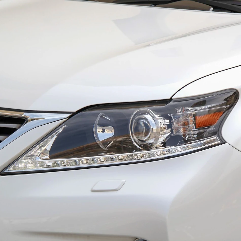 Фото Для Lexus RX RX270 RX350 RX450 2012 2013 2014, автомобильные аксессуары, замена прозрачных фонарей для ПК, корпус фары №2