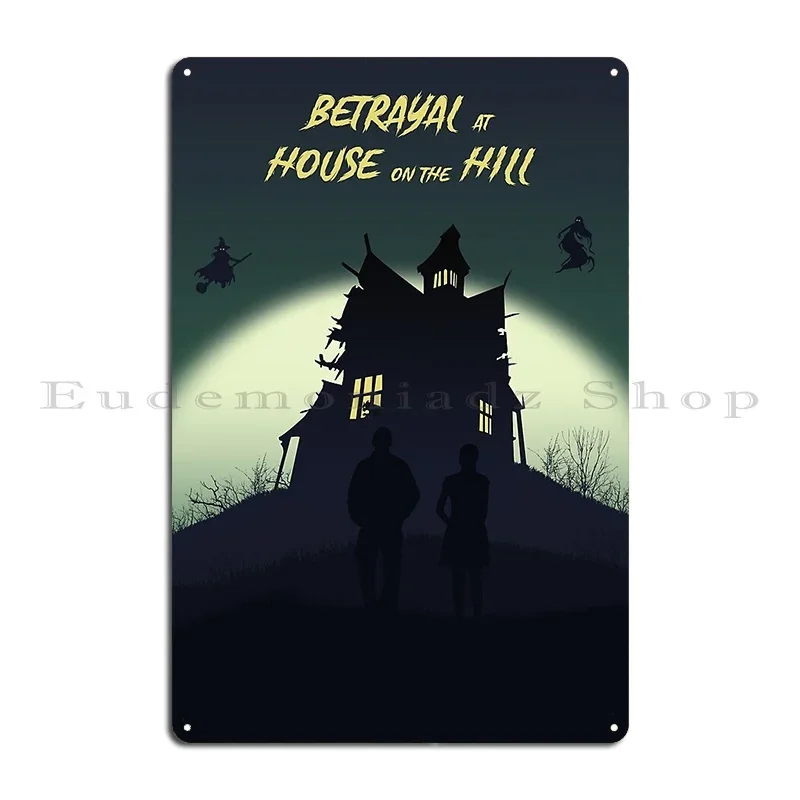 Металлическая вывеска Betrayal At House On The Hill
