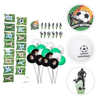 1 set party supplies party favors soccer birthday supplies soccer birthday decorations soccer banner soccer themed supplies
