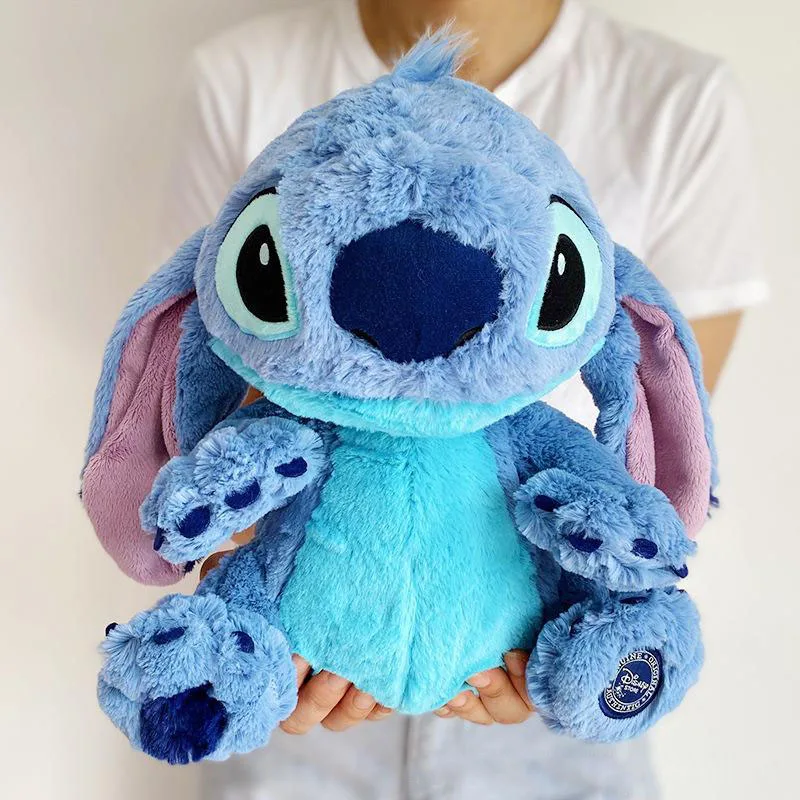 

Disney's New Stitch Cartoon Cute Stuffed Plush Toy 30cm Kawaii Stitch Super Soft Pillow for Kids Birthday Gift Toys