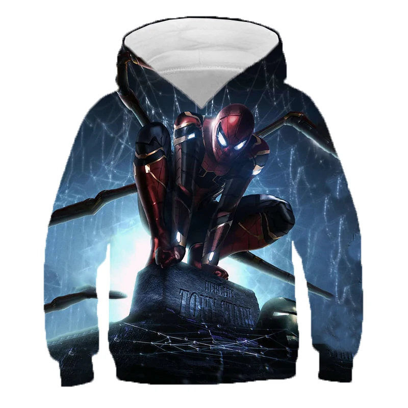 

Children spiderman Series Hoodies Costume Spring Autumn Boys Girls Hoodie Kids Coat Clothes Funny Long Sleeves Sweatshirts