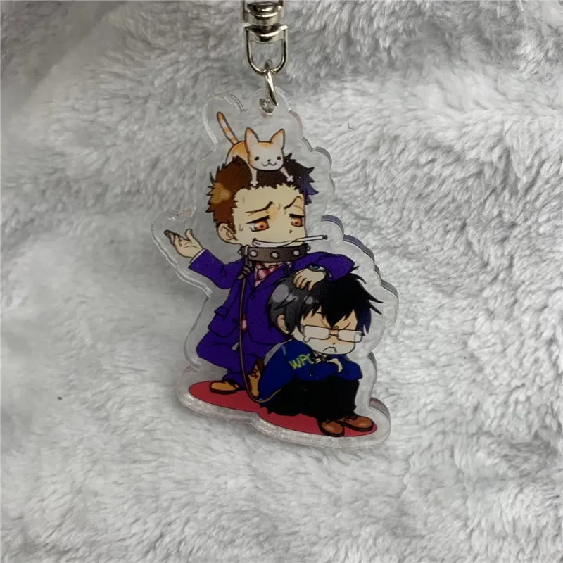 Брелок в стиле аниме Kagari Shuusei Kougami Shinya акриловый брелок для ключей ремешок фигурка