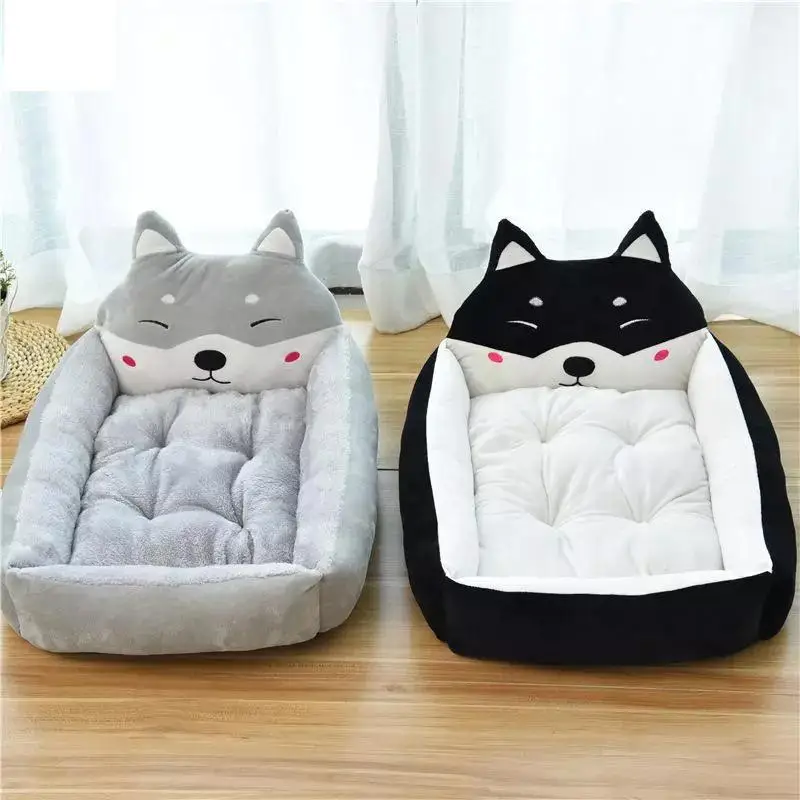 

Pet Bed Soft Kennel Winter Warm Pet Supplies House For Cat Mat Bed For Small Medium Large Dog Thicken Lounger Sofa