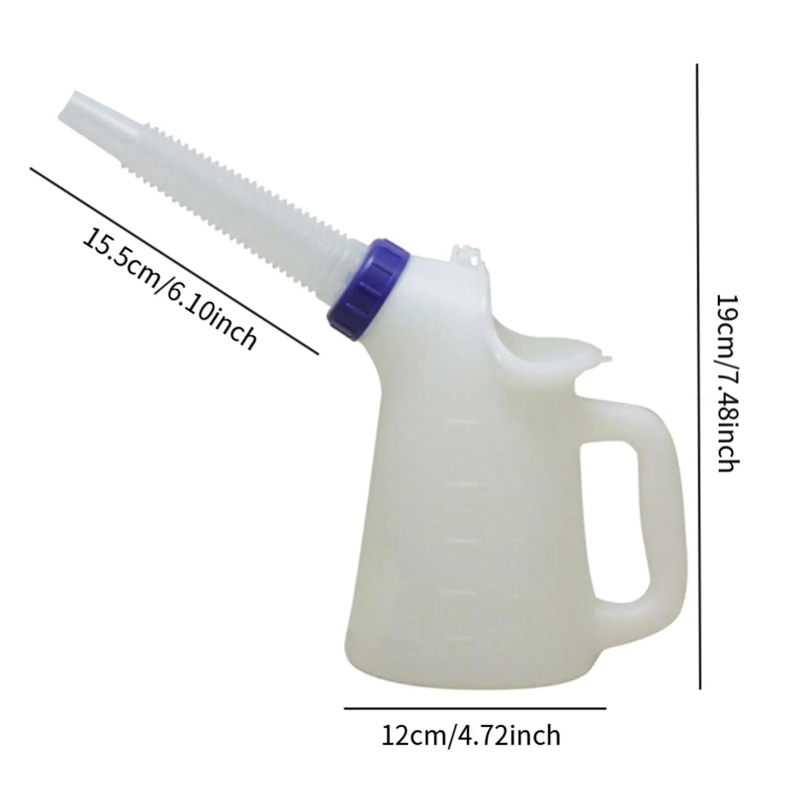 

Кувшин Для Измерения Масла 1-5 Л С Мерной Шкалой И Длинным Носиком Для Автомобильных Жидкостей И Топлива