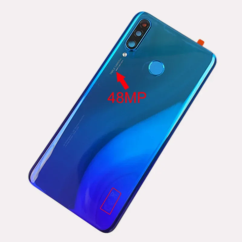 Задняя крышка батарейного отсека для Huawei P30 lite 48MP / New Edition 2020 стеклянная корпуса Nova