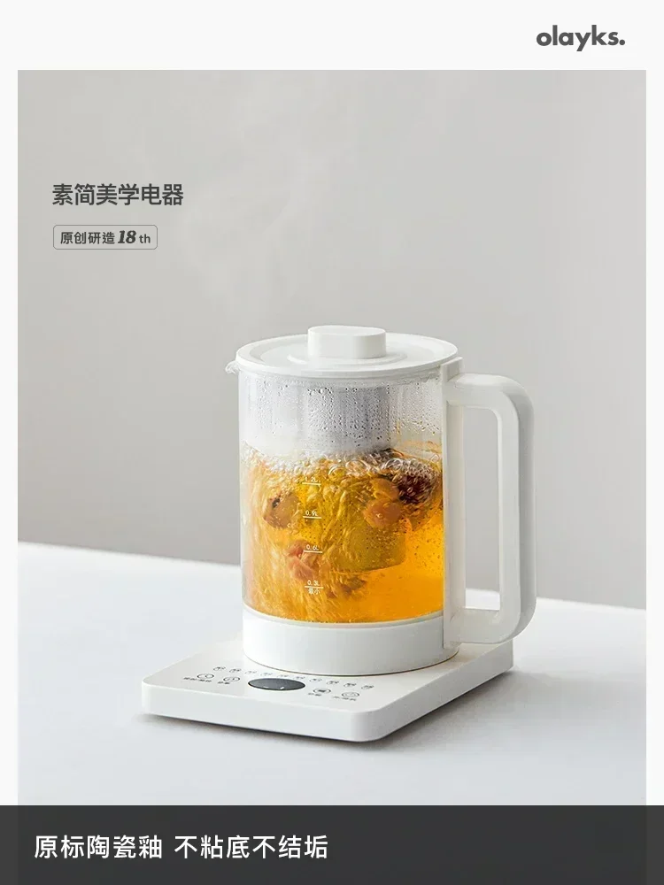Health Small Office Multifunctional Home Glass Boiling Pot Tea Flower 220V чайник chaleira elétrica digital