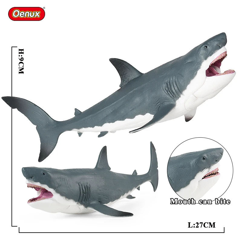 Oenux 3 шт. Savage доисторическая Морская жизнь мегалодон большая акула экшн-фигурки