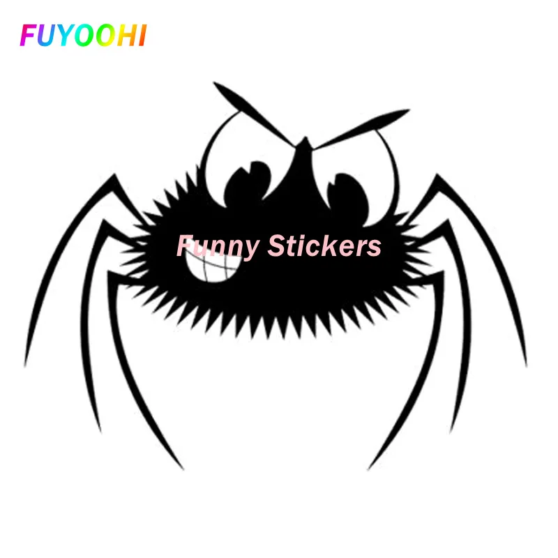 

FUYOOHI Exterior/Protection Fashion Stickers Personality Sunscreen Spider Fashion Decor Car-Styling Vinyl PVC Stickers Decals