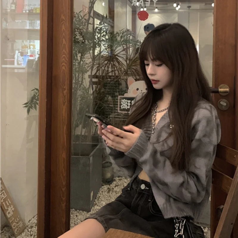 Кардиган Harajpoo женский с асимметричными булавками на пуговицах трикотажный