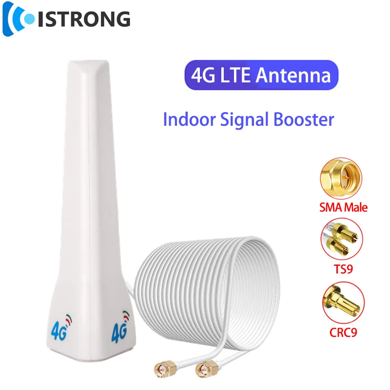 

Усилитель сигнала мобильного телефона с высоким коэффициентом усиления 3G 4G LTE TS9 CRC9 SMA Wi-Fi сетевой усилитель для маршрутизатора Huawei ZTE Vodafone