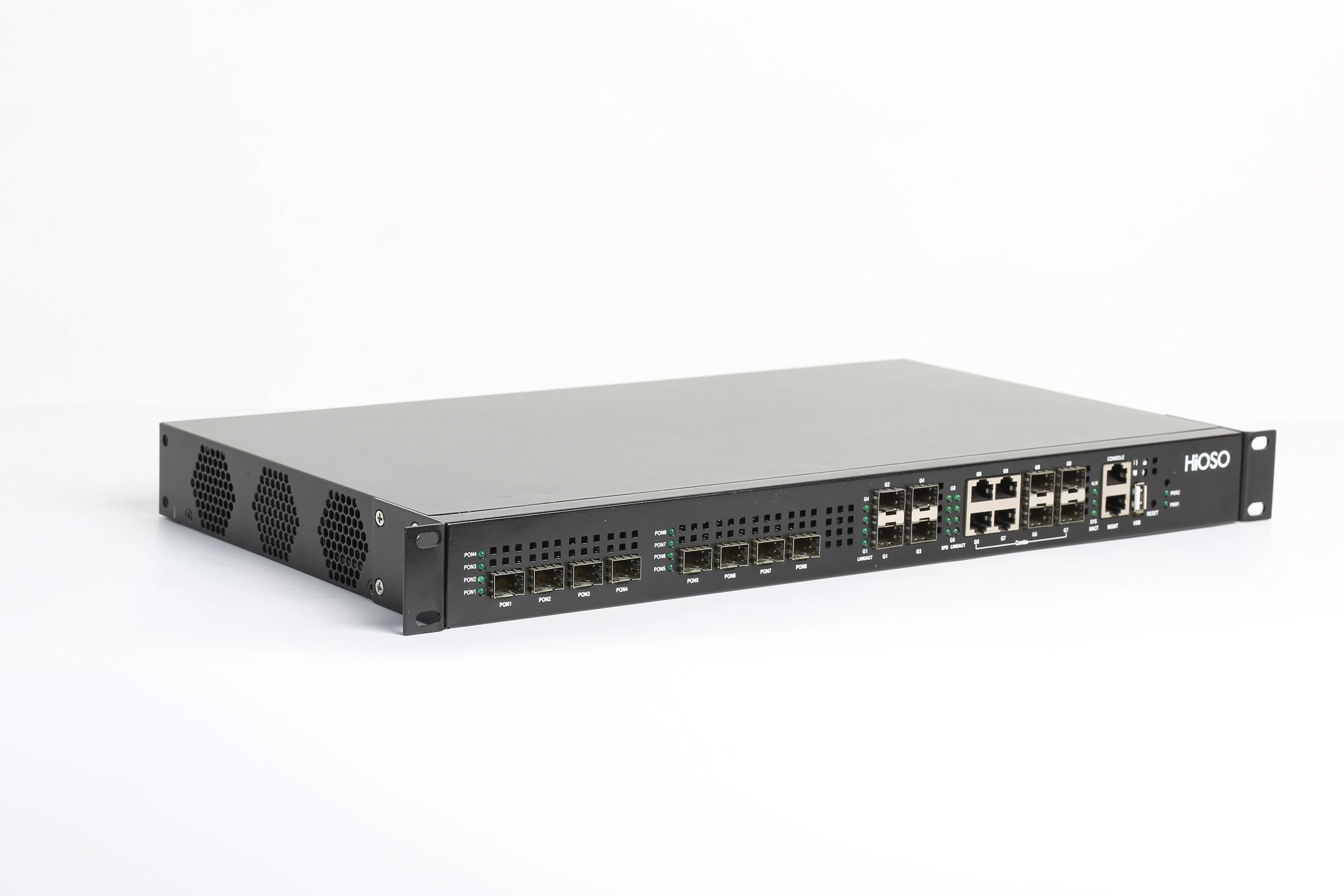 Фото 2026 HA7308C Двухпортовое оптическое оборудование OLT EPON с 8 портами, 4PON/8PON, FTTH OLT, 2AC, без SFP №4
