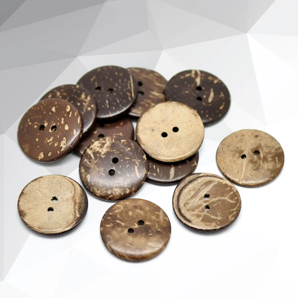 

Buttons Sewing Wooden Shell Holes Buttonwood 15Mm Crafts Round Brownsnap Vintage Diyclothing Studs Press Knot Decor Bulk
