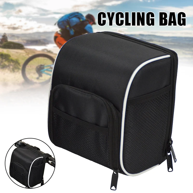 

Bicycle Handlebar Bag Water-Resistant Multifunction Bike Front Bag Outdoor Cycling Storae Accessories with Rain Cover YS-BUY