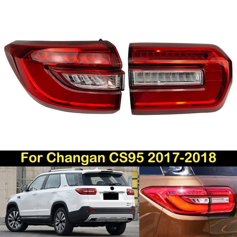 Задний фонарь DECHO для Changan CS95 2017-2018 стоп-сигнал задний бампер задние фонари в сборе