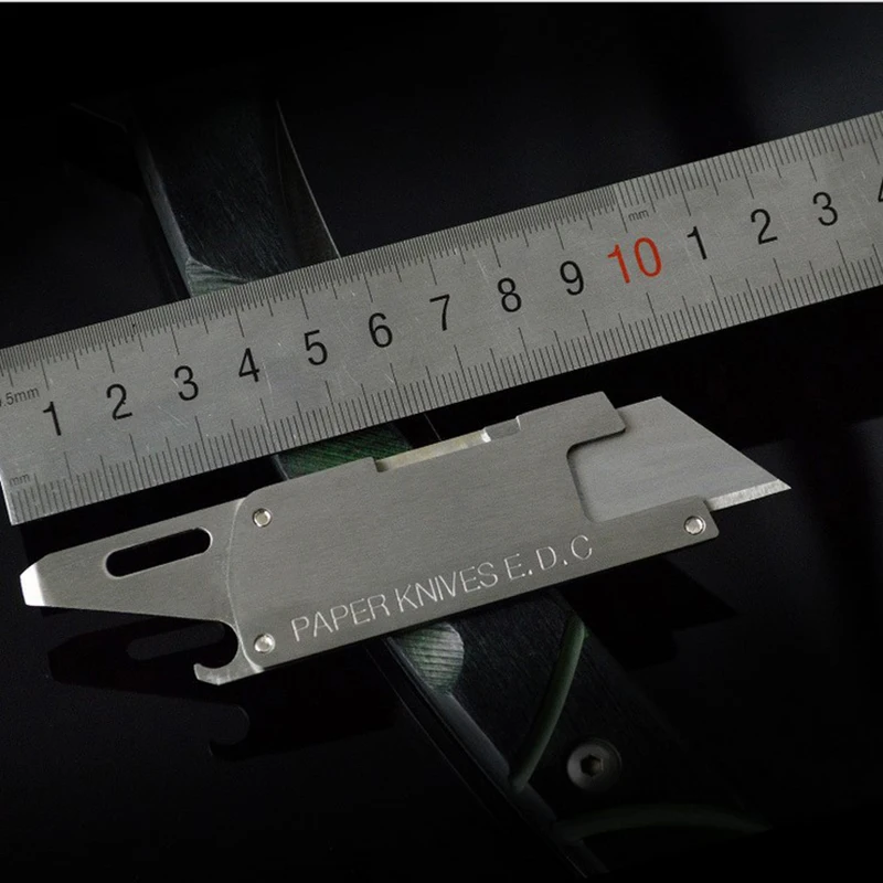 Двухтактный нож из нержавеющей стали сменное лезвие универсальная