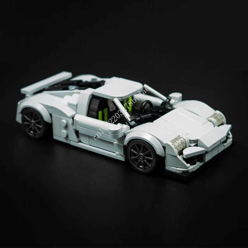 

367PCS MOC Speed Champions 918 Spyder SportsCar Model Building Blocks Bricks Technology DIY Creative Assembly Kids Toys Gifts