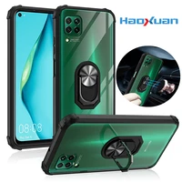 shockproof phone case for huawei p30pro p40lite nova 6se 7i magnetic ring protective cover for honor 9xpro y9s p smart pro 2019