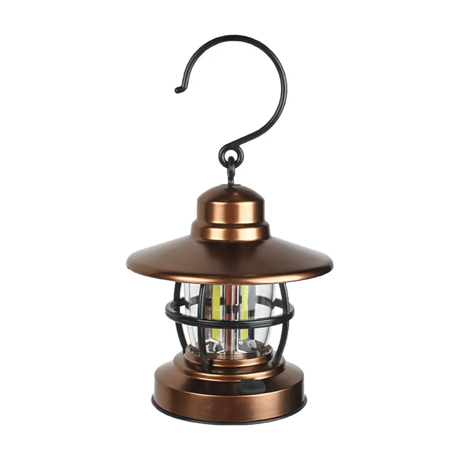 

Vintage Style Camping Lantern LED Light Tent Lamp Hanging for Outdoor Hiking