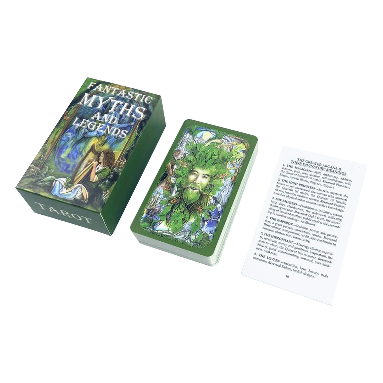

Tarot Cards Astrology Guidance Divination Board Games Personal Use Fantastic Myths And Legends Tarot Deck English Version