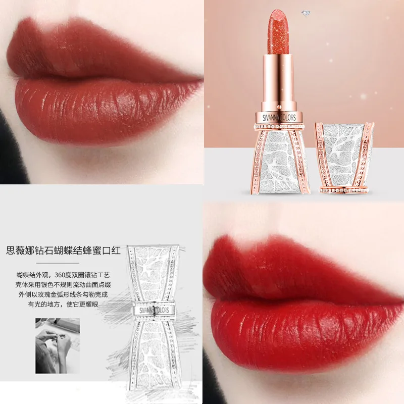 Diamond Bow Honey Lipstick Moisturize and Care for Lips Moisturizing and Enhancing Complexion Lipstick