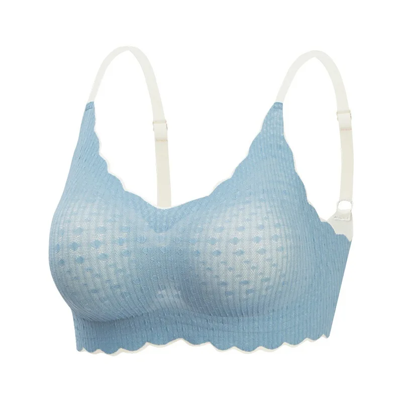 

Zhilans® 2022 Lace Traceless Bralette Design Women Bars Female Summer Push Up Seamless Underwear Girl Top Sexy Lingerie Clothes