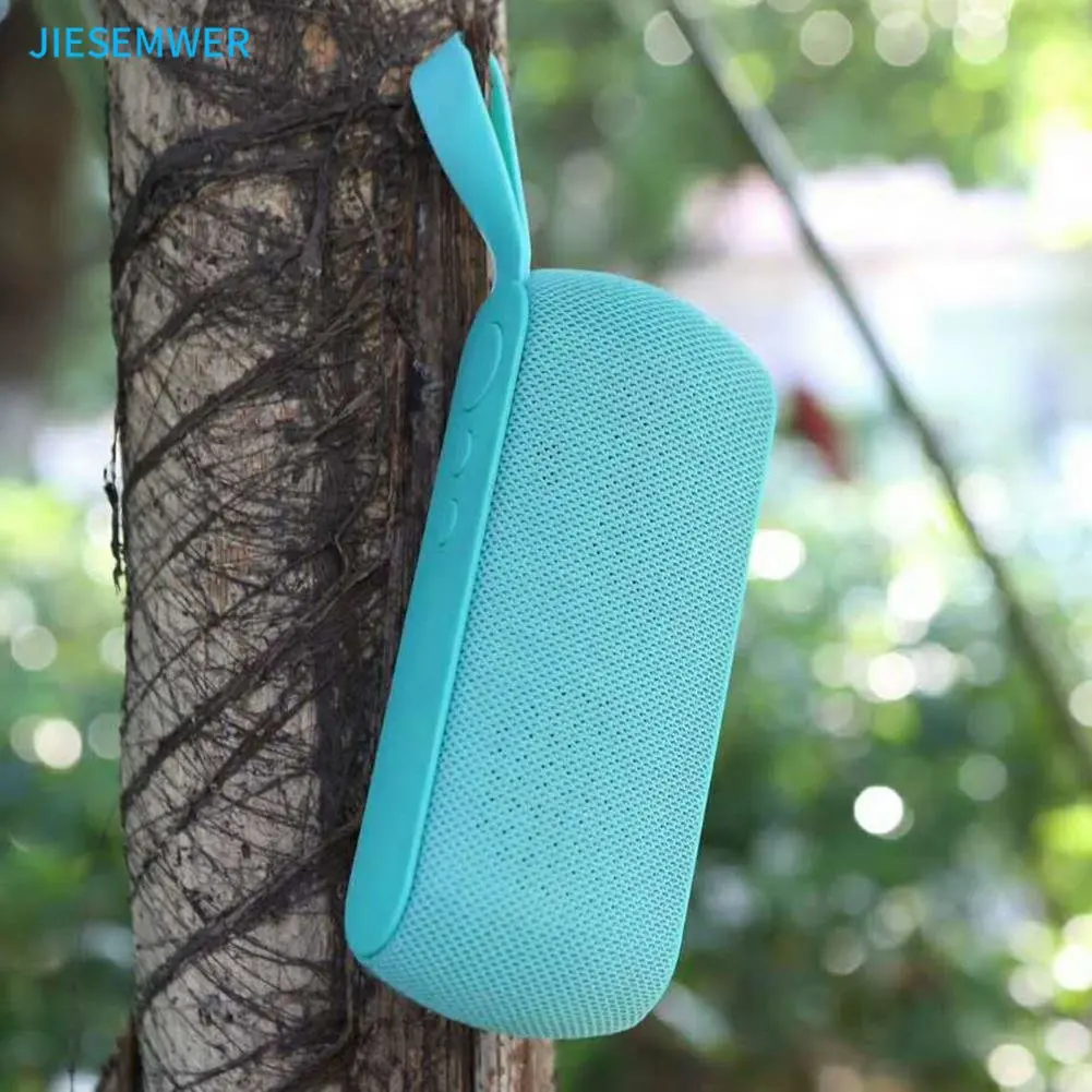 

JIESEMWER Wireless Bluetooth Speaker Outdoor Stereo Music Player Rechargeable Subwoofer Hands-free Bluetooth Wireless Speaker
